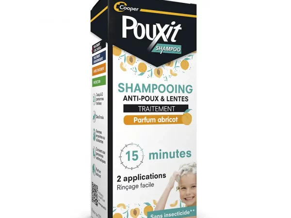 Pouxit Shampooing Traitement Anti Poux & Lentes Parfum Abricot 100ml