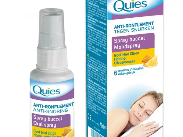 Quies Anti ronflement Spray Buccal Miel Citron 70ml