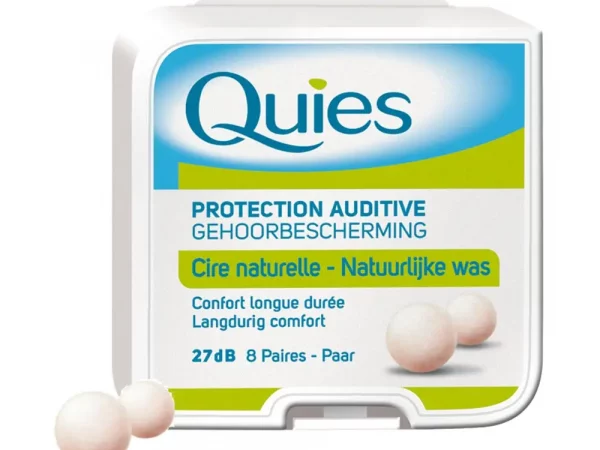 Quies Protection Auditive Cire 8 Paire