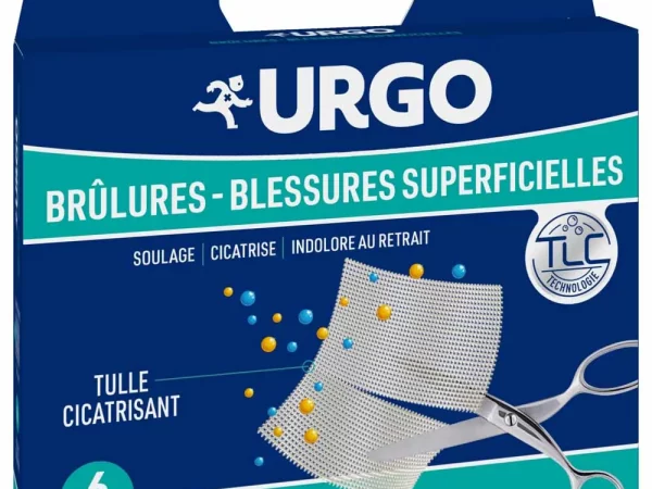 Urgo Brûlures Blessures Superficielles Tulles Stériles 5x5cm x6