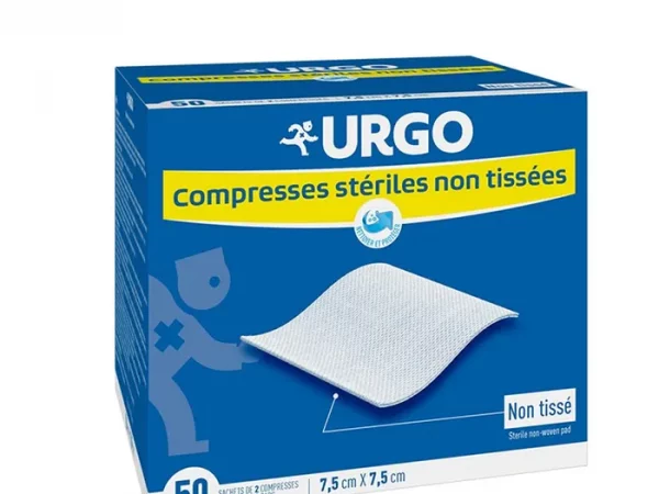 Urgo Compresses Stériles Non Tissées 7 5x7 5cm 50 sachets