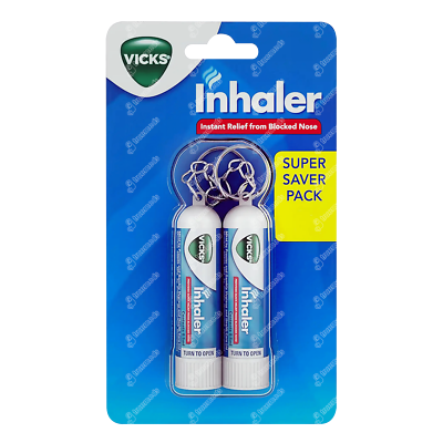 Porte clés inhalateur Vicks, lot de 2