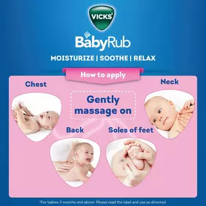 Baume apaisant Vicks Babyrub pour bébés 50 ml – Image 4
