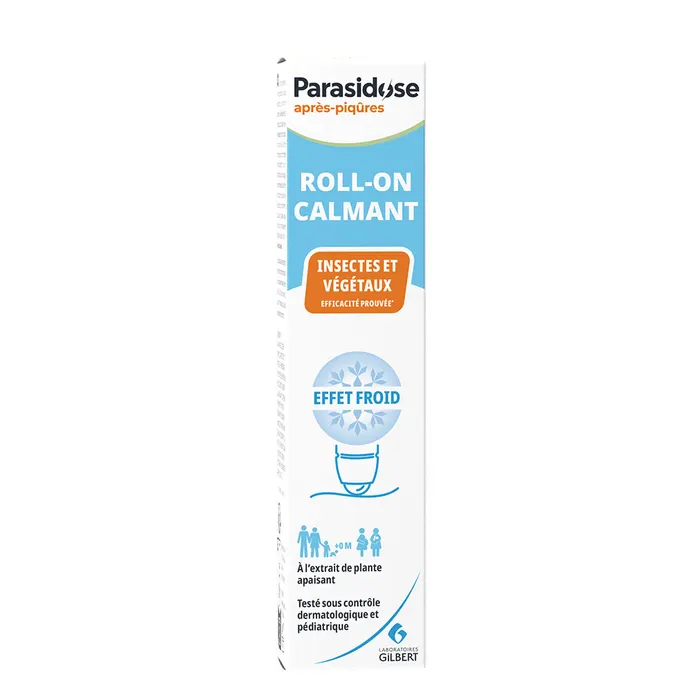 PARASIDOSE Roll on calmant Insectes et végétaux Effet froid Après piqûres 15ml – Image 5