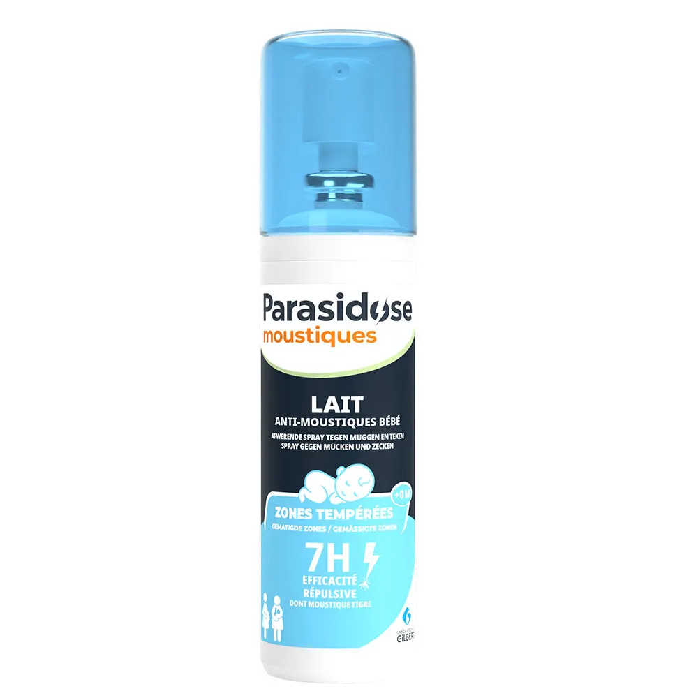 PARASIDOSE Lait anti moustiques bébé 100ml
