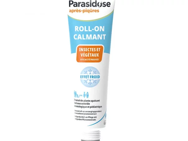 PARASIDOSE Roll on calmant Insectes et végétaux Effet froid Après piqûres 15ml