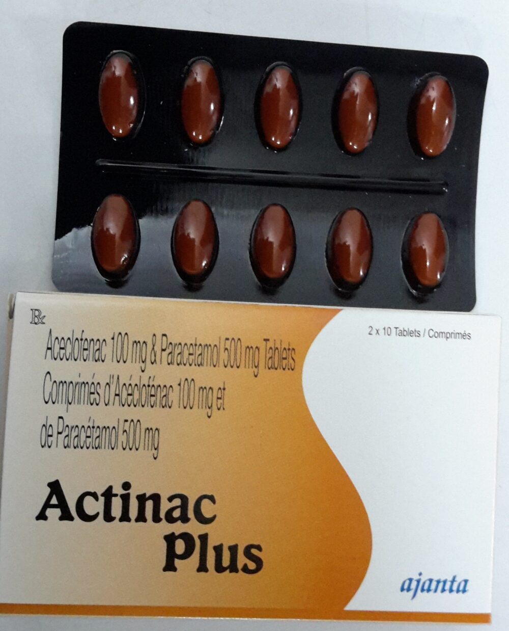 ACTINAC PLUS 100 mG/500 mG  B/20