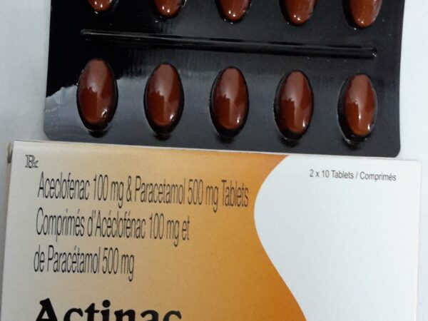 ACTINAC PLUS 100 mG/500 mG  B/20