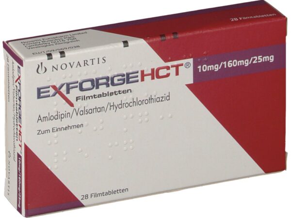 EXFORGE HCT 10/160/25mg