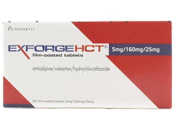 EXFORGE HCT 5/160/25 mg
